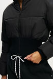 The Mother Puffer Contour Jacket, BLACK - alternate image 2