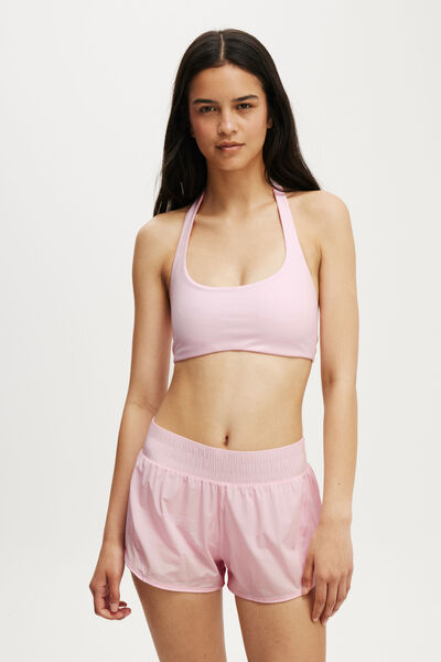 Active Curve Hem Short, CHERRY DREAM