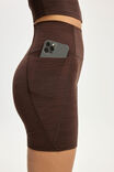 Ultra Soft Side Pocket Bike Short, FRENCH ROAST MARLE - alternate image 2