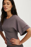 Active Graphic Hourglass Tee, VIOLET GREY - alternate image 2