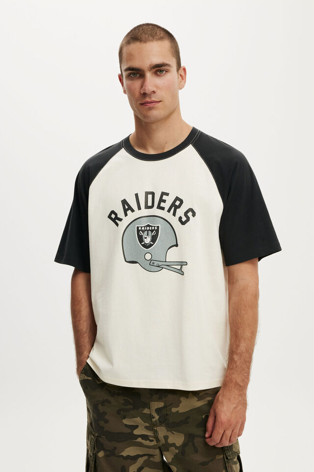 Everyday Fit Nfl T-Shirt, LCN NFL CREAM PUFF / WASHED BLACK - RAIDERS -