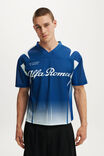 Alfa Romeo Football Jersey, LCN ALF ROYAL BLUE / ALFA ROMEO - CREST PANEL - alternate image 1