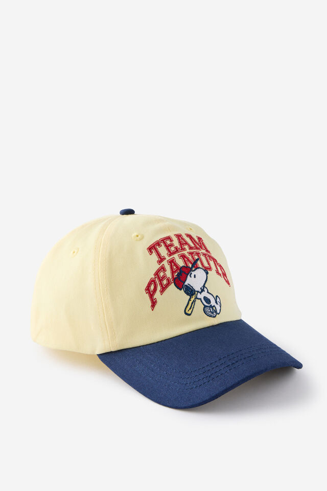 License Graphic Dad Cap, LCN PEA SNOOPY/WHIPPED BUTTER/NAVY SPLICE