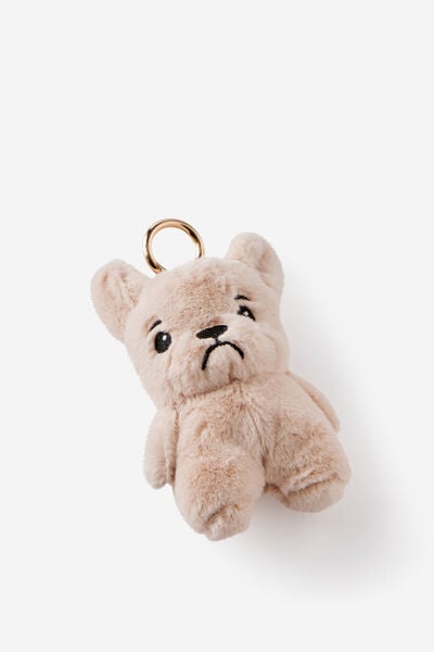 Bag Charm, GRUMPY FRENCH BULLDOG PLUSH