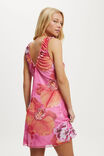 Jenna V Neck Mini Dress, MANGO ORCHID - alternate image 3