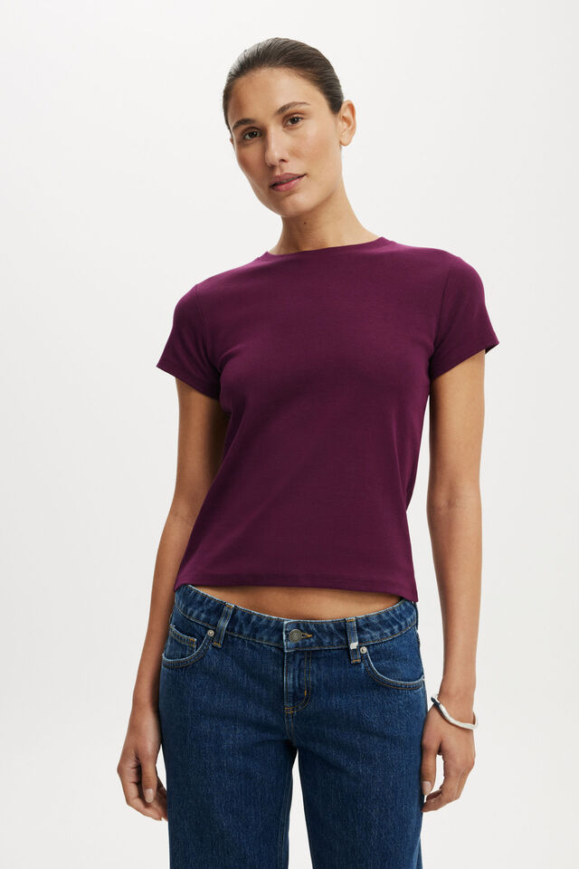 90 S Baby Tee, BLACKBERRY BELLE