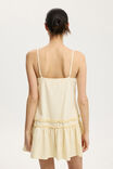 Hollie Strappy Mini Dress, VANILLA GLOW - alternate image 3