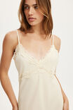 Estelle Asymmetrical Slip Dress, CREAM - alternate image 4