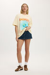 The Premium Boxy Graphic Tee, DISCO TECH / VANILLA GLOW - alternate image 2